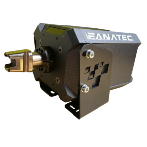 Tilting mounting bracket for Fanatec Direct Drive bases