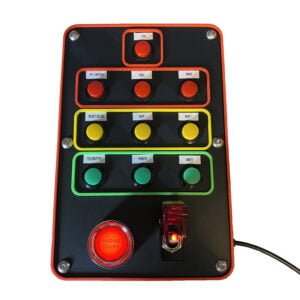 Simracing Button Box with 12 push buttons