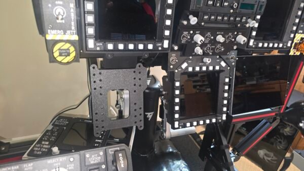 Adaptador VESA 75/100 para WinWing panel mount1 y accesorios de simuladores de vuelo 1